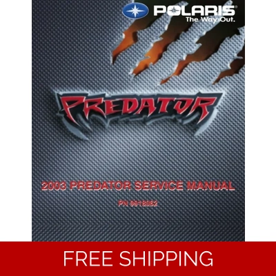 POLARIS 2003 ATV PREDATOR 500 FACTORY SERVICE MANUAL